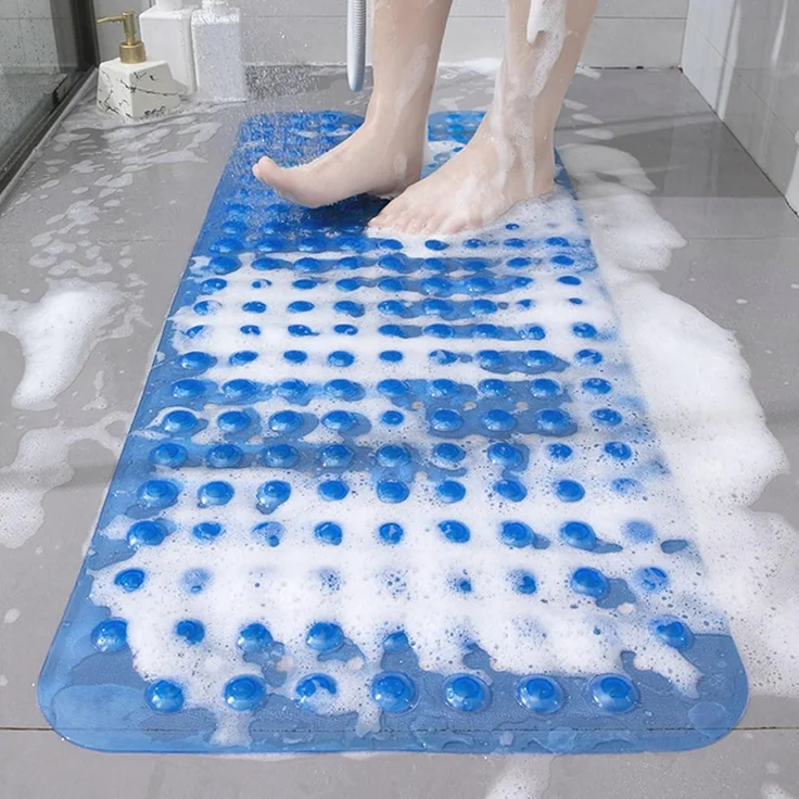 Badematte mit Rutschschutz für Wanne und Dusche – Bild 4