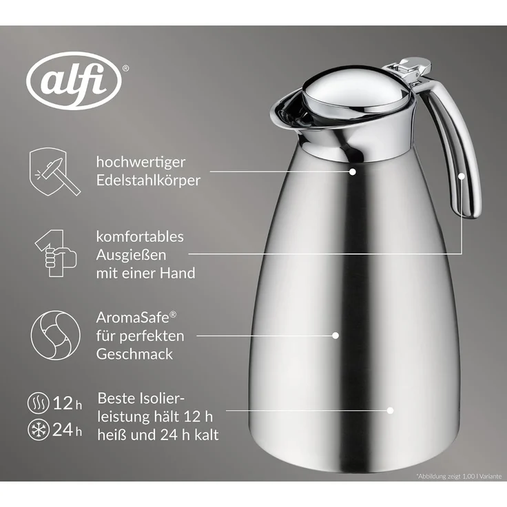 alfi GUSTO TT stainless steel mat 0,40l – Bild 3
