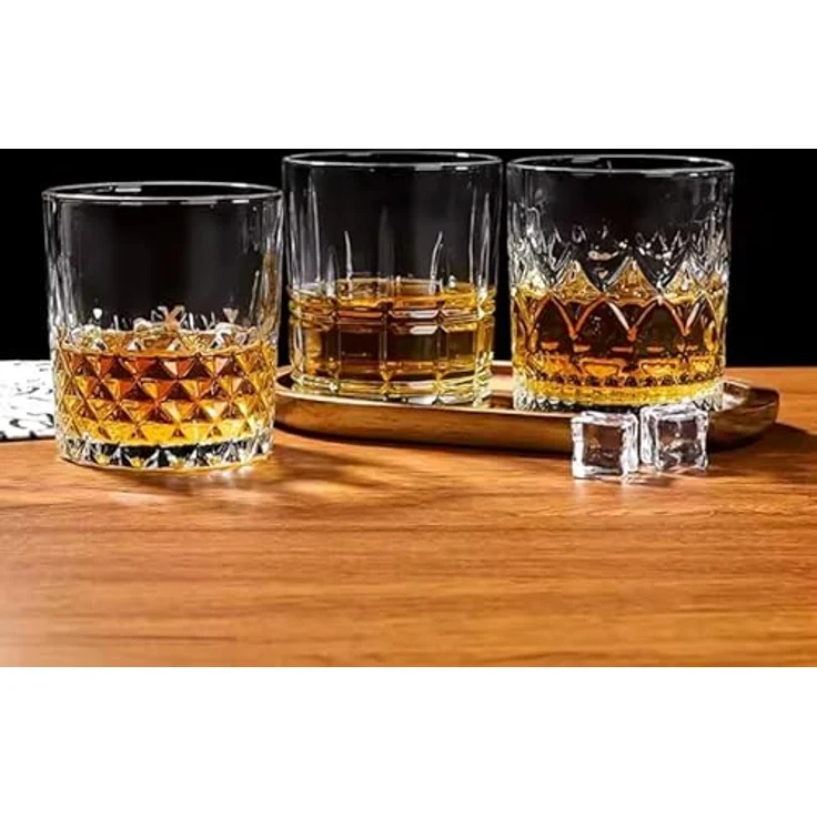 Provance Karaffe Whiskey Karaffe aus Glas Verschluss 900ml, (Set, 1x Flasche 1x Deckel), 900ml Fassungsvermögen – Bild 8