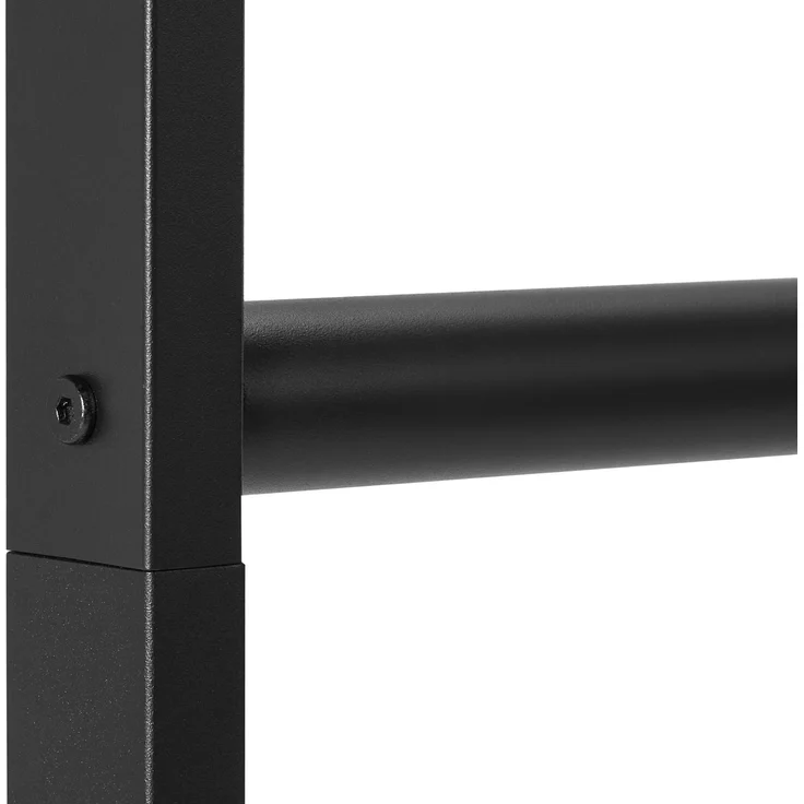 CLP Kleiderständer Helga aus Metall schwarz mit 2 Ebenen bis je 75 kg belastbar,150 cm – Bild 6