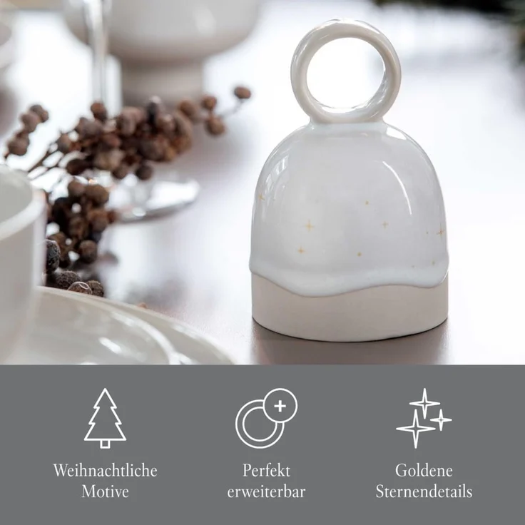 like. by Villeroy & Boch Winter Glow Tischglocke ø 6,6 cm – Bild 5