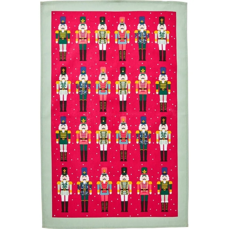 Ulster Weavers Geschirrtuch Nutcracker Parade, (1-tlg, 1-teilig), Küchentuch recycelte Baumwolle 48x74 cm