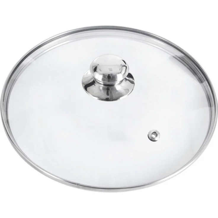 Orion Group Universaldeckel 32 cm leicht gewölbt mit Edelstahlrand, Dampföffnung, (1-tlg), spülmaschinengeeignet, hitzebeständig bis 200°C – Bild 4