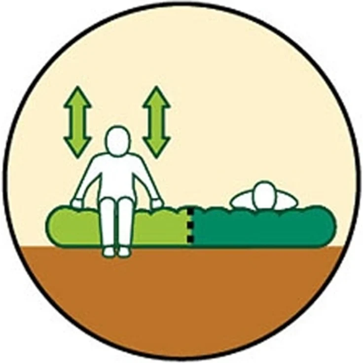 Coleman 'Maxi Comfort' Luftmatratze, PVC grün, 198 x 137 x 22 cm – Bild 2