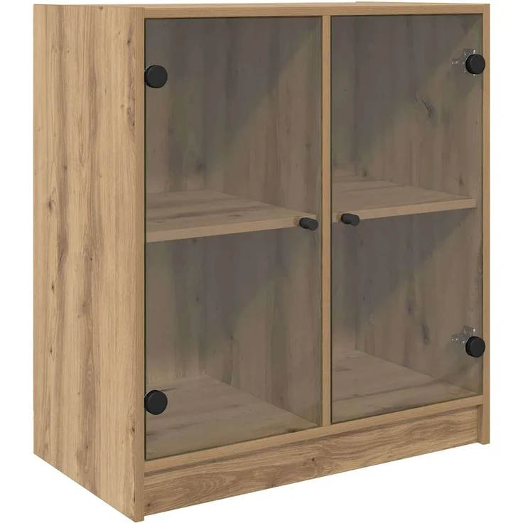 vidaXL Seitenschrank Artisan-Eiche 68 x 37 x 75,5 cm Holzwerkstoff 886247 – Bild 1