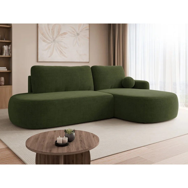 Mirjan24 Ecksofa Loridu O (Farbe: Golden 35, Seite: Rechts), 90 x 174 x 274 cm – Bild 3