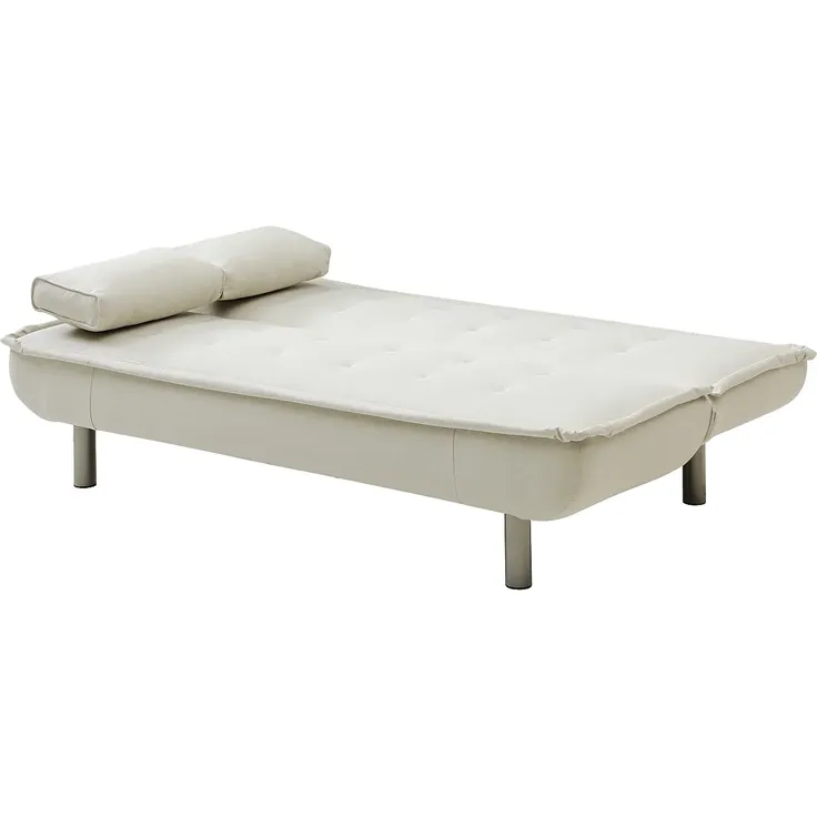 Vente-unique - MISHAN Sofa StoffStoff Beige - B 96 cm x H 89 cm x L 190 cm – Bild 5