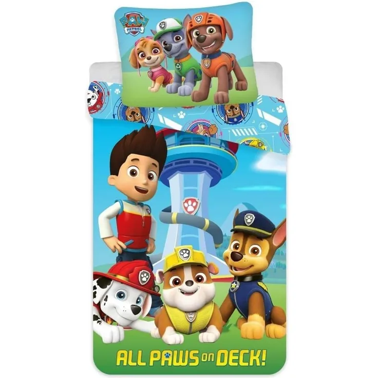 Paw Patrol Kinderbettwäsche 2 tlg. Maße ca. 100x135 cm