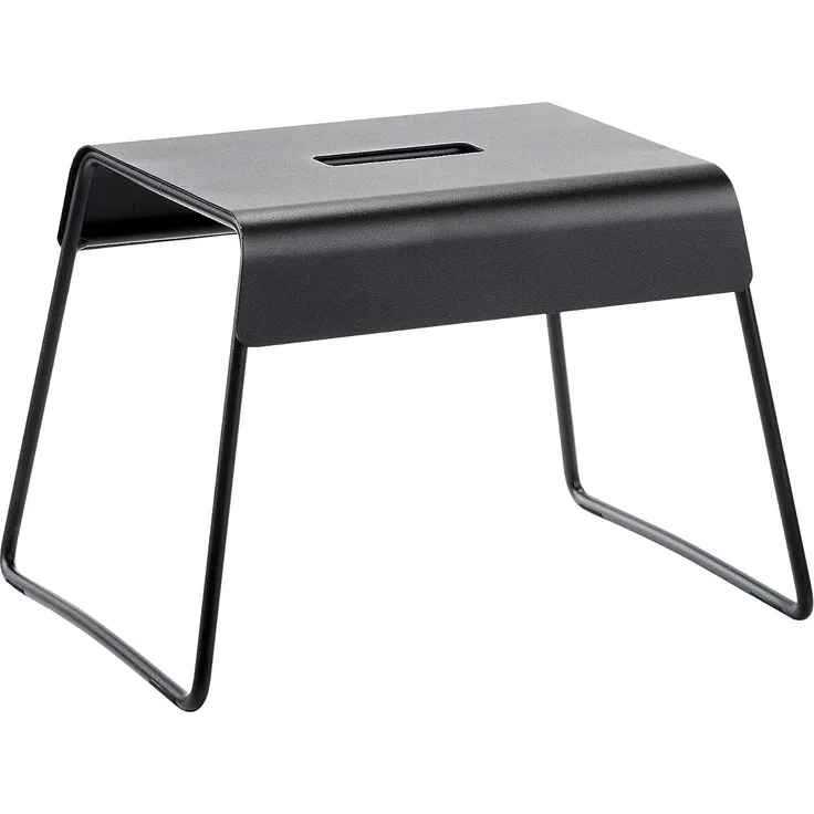 Zone Denmark Schemel A-Stool, Hocker, Trithocker, Fußbank, Metall, Black, H 27. 5 cm, 331818