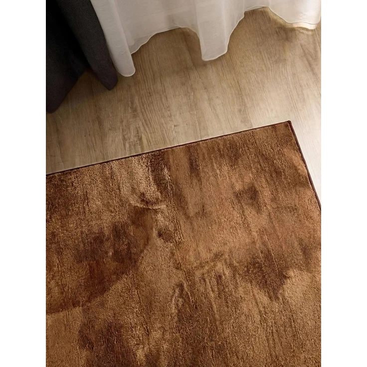 benuta Fellteppich Furry, rechteckig, Höhe: 11 mm, Teppich Wohnzimmer, Esszimmer, Schlafzimmer, Flur, Weich, Rutschfest – Bild 3