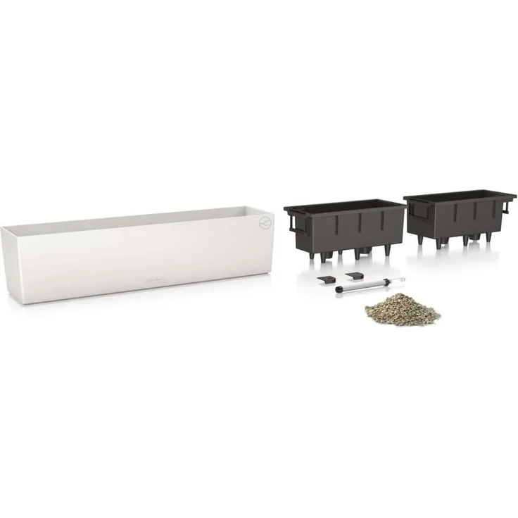 Lechuza Pflanzkasten Balconera Color 80 cm Kunststoff weiß – Bild 2