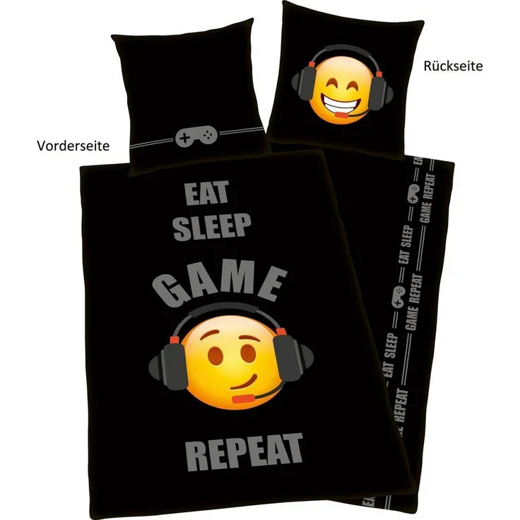 Herding Young Collection Wendebettwäsche Emot!x, Renforcé, mit tollem Motiv