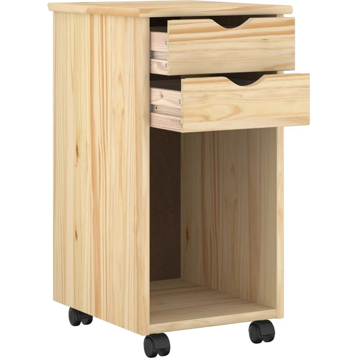 vidaXL Schreibtischschrank-Set MOSS 2 stk. Braun 112 x 50 x 75 cm 3438779 – Bild 5