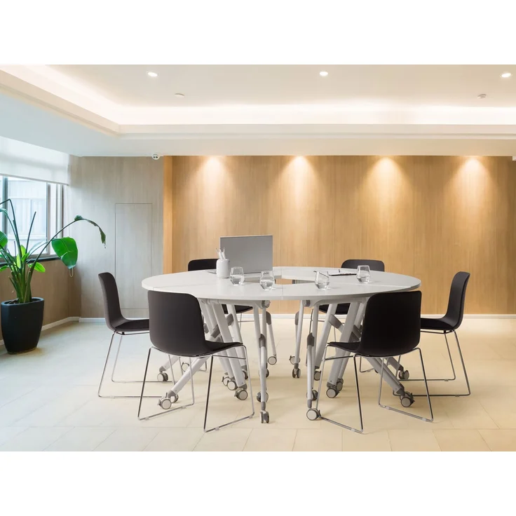 Klappbares Eck-Schreibtischmodul BENDI Weiß 90 cm 64 cm – Bild 3