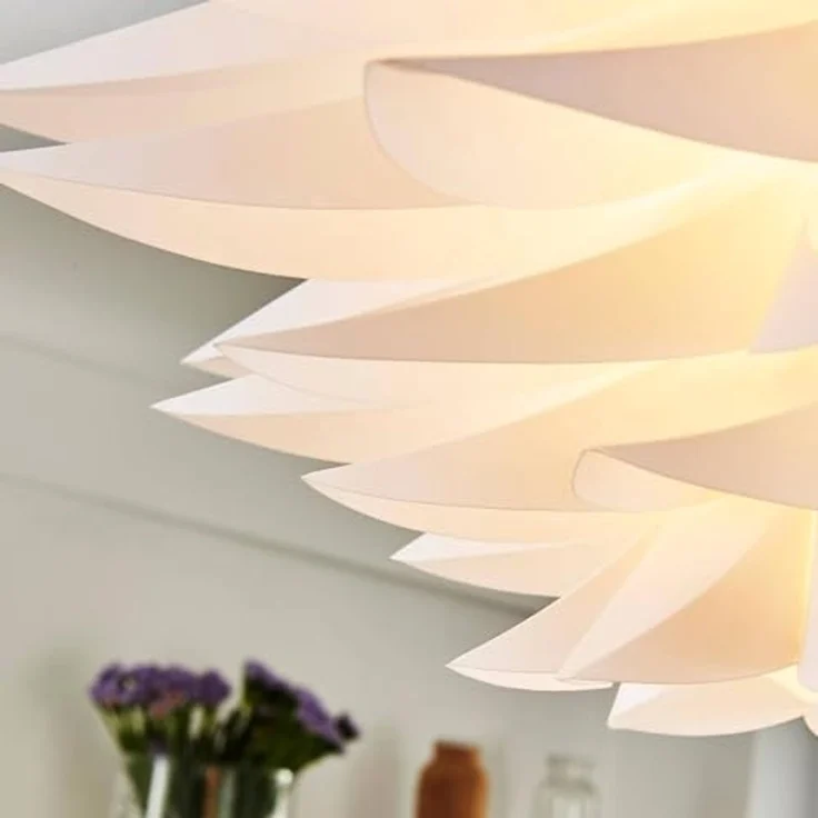 Lindby Deckenleuchten Rimon, Kunststoff Weiß IP20, 1 x 60 W – Bild 6