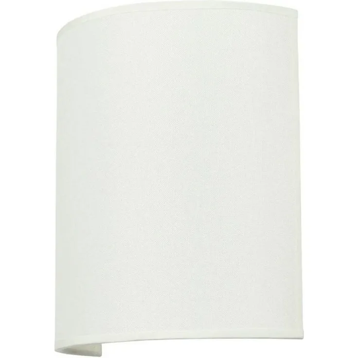Licht-Erlebnisse Wandleuchte ALICE, ohne Leuchtmittel, Wandlampe Stoff E27 in Creme wohnlich Lampe