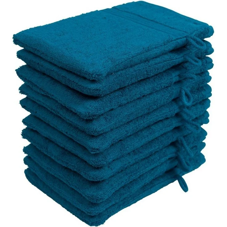 Hometex Premium Textiles Waschhandschuh in Premium Qualität 500 g/m², Feinster Frottier-Stoff 100% Baumwolle, (10er Set), weich, saugfähig, extra schwer & flauschig - TEST BILD TOP MARKE 2025 – Bild 5