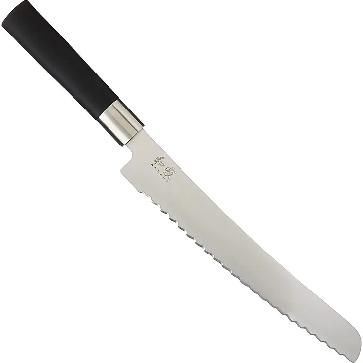 KAI Wasabi Black Brotmesser, Klinge 23,0 cm, 6723B