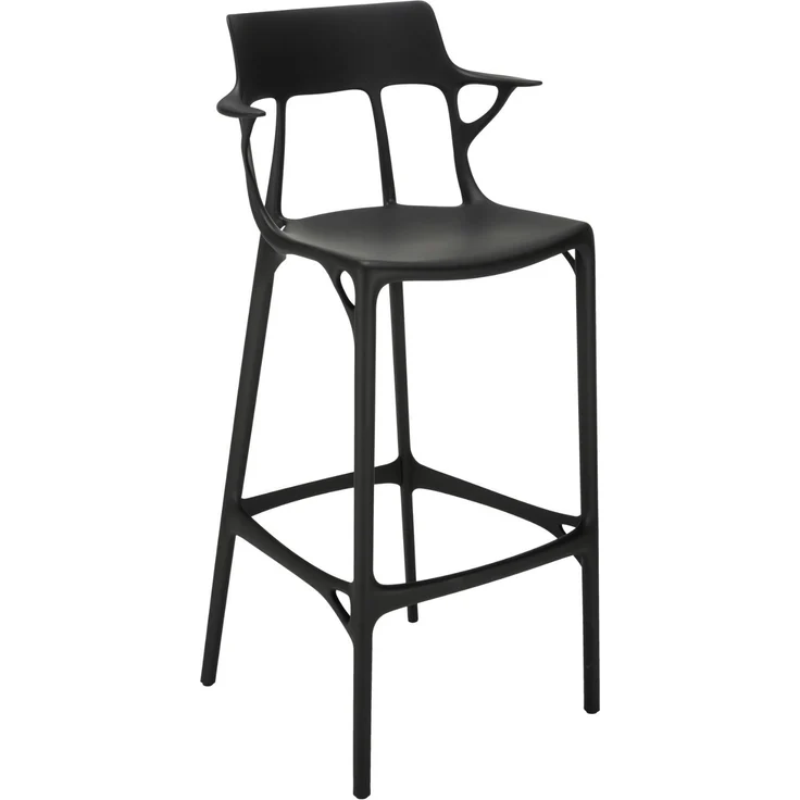 2er Set A.I. Barhocker schwarz – Bild 1