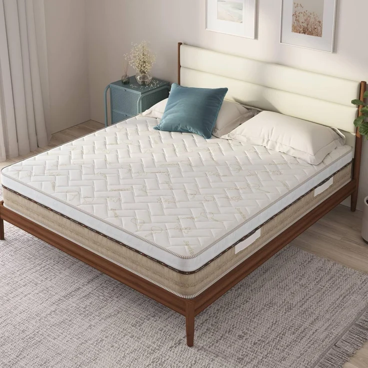 Talamo Italia - Ophiuco Einzelmatratze, Memory Foam-Matratze, ergonomische Matratze, Taschenfederkernmatratze, 100% Made in Italy, 90 x 200 x 25 cm