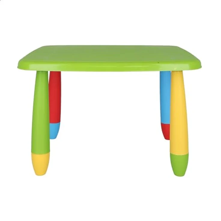 Mueblear 90046 Kindertisch, rechteckig, Kunststoff, Grün, 73 x 58 x 48 cm – Bild 6