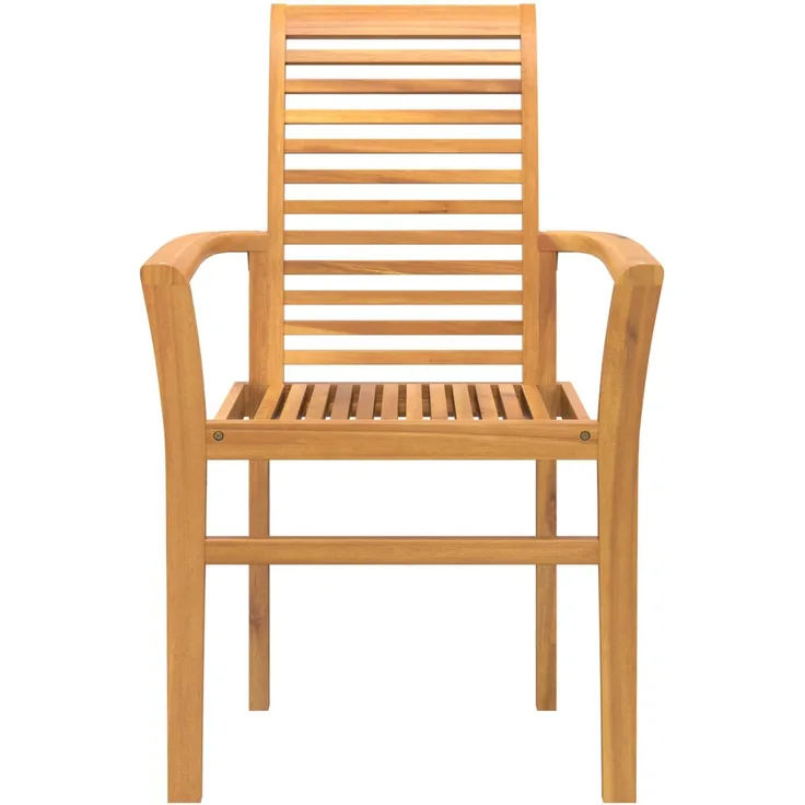 vidaXL Esszimmerstuhl 4 pcs Braun 62 x 55 x 94 cm Massivholz Teak 42007596
