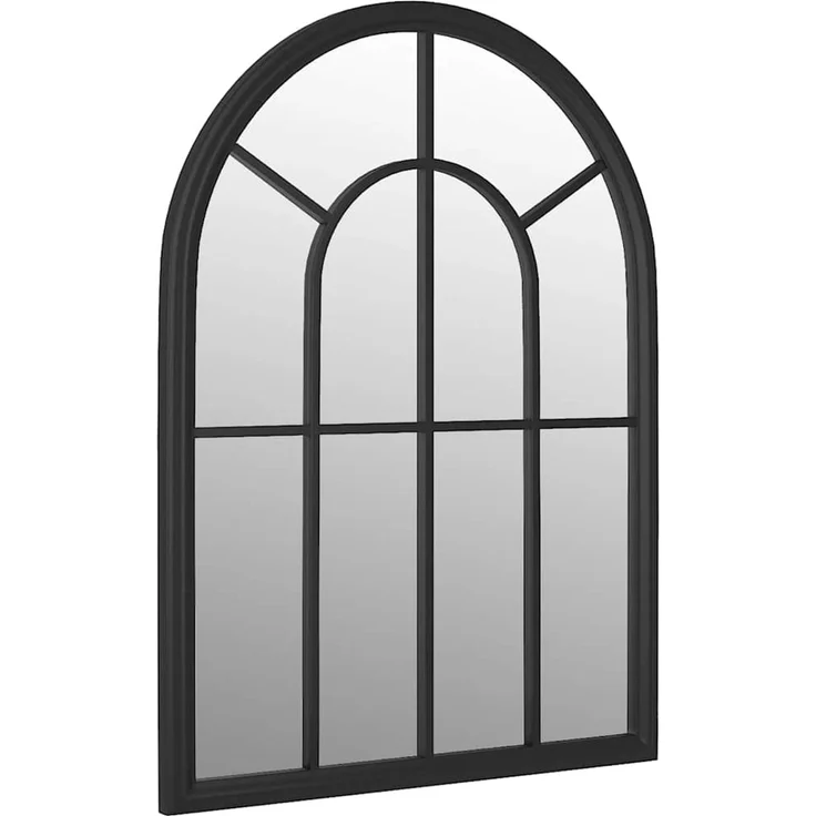 Spiegel, Wandspiegel Schwarz 60x45 cm Eisen für den Innenbereich – Bild 3