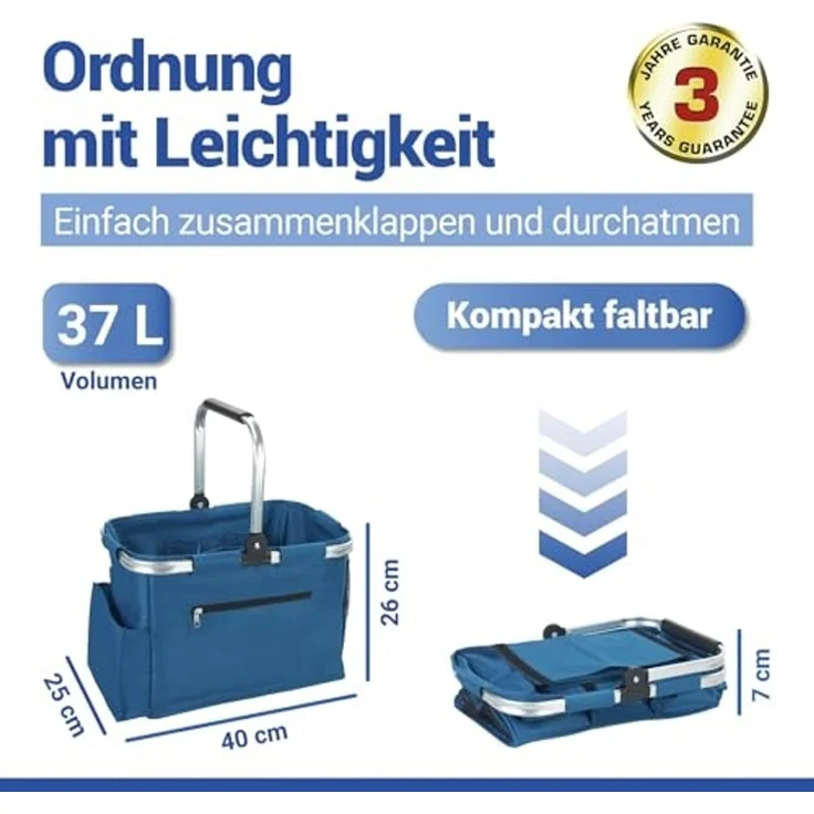 Maximex Allzweckkorb Maximex 37 Liter, Universal Outdoor Korb mit variabler Inneneinteilung – Bild 7