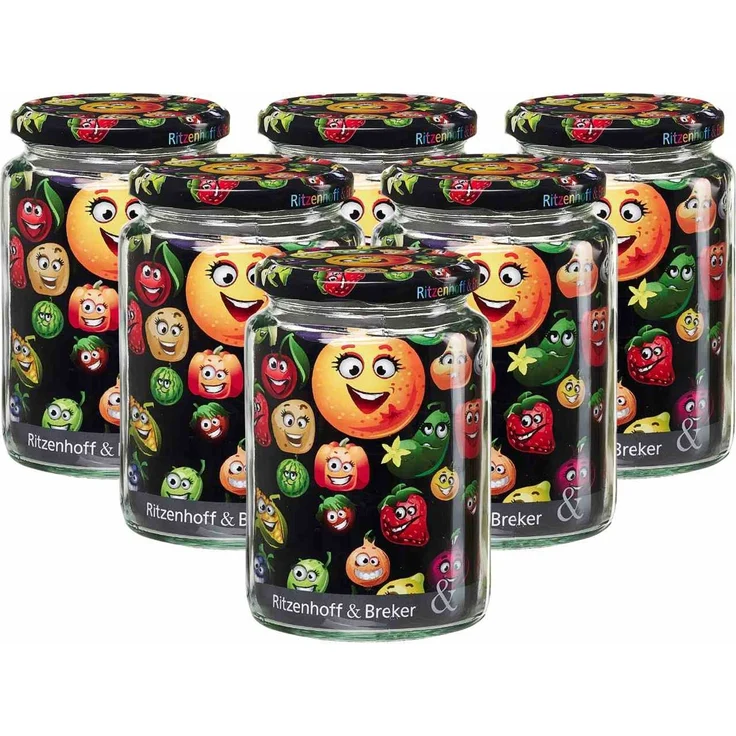 Ritzenhoff & Breker Smile Vorratsglas 770 ml 6er Set – Bild 1