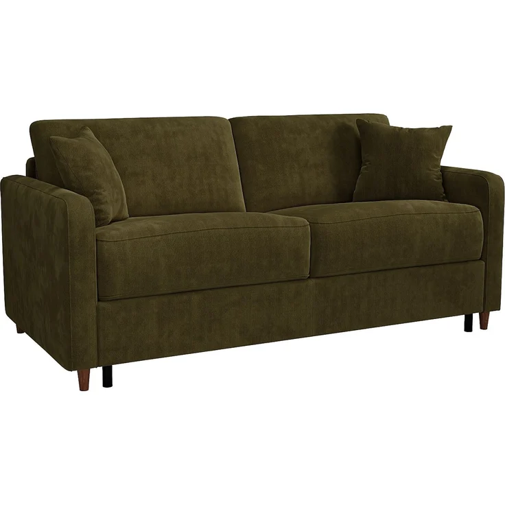Vente-unique - MASITIA - Schlafsofa - Holz, Platte - Holz - Khaki - 180 x 95 x 90 cm – Bild 4
