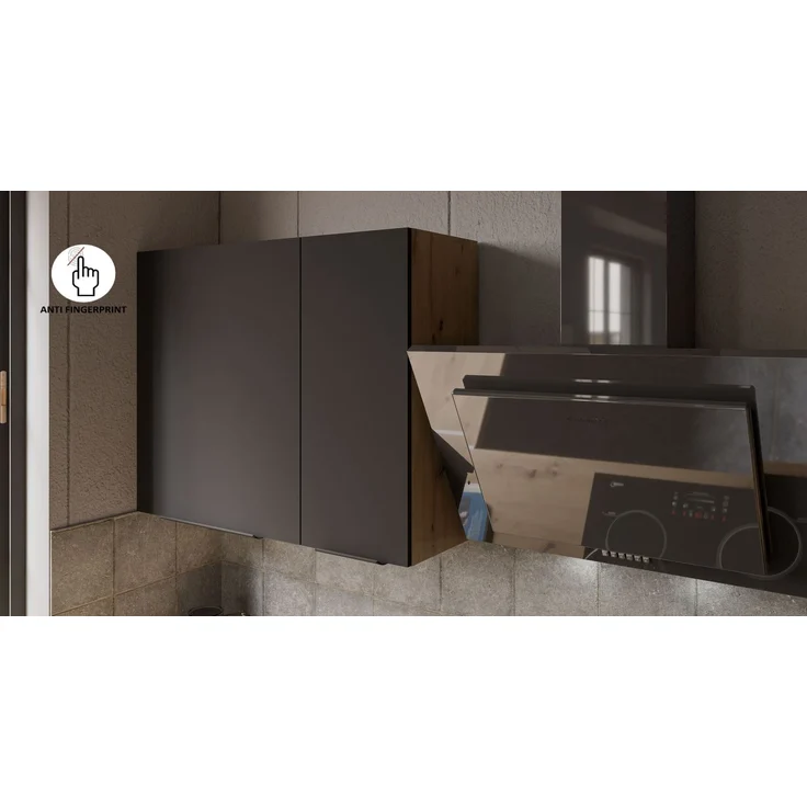 Winkelküche ARIA K-AR ECKE 2 - 250 x 270 cm Anti Fingerprint Küchenzeile Küchenblock Singleküche Einbauküche Küche Eckküche – Bild 6