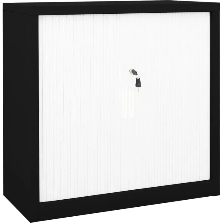 vidaXL Schiebetürenschrank Stahl 90x40x90 cm Stahl 336431