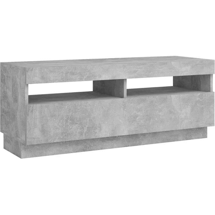 vidaXL TV-Schrank mit LED-Beleuchtung Betongrau 100x35x40 cm 804458 – Bild 12