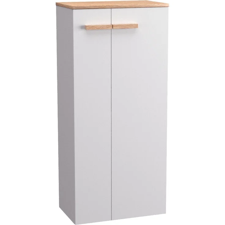 BADEDU HIERA Midischrank 50 cm breit, Weiß – Bild 1