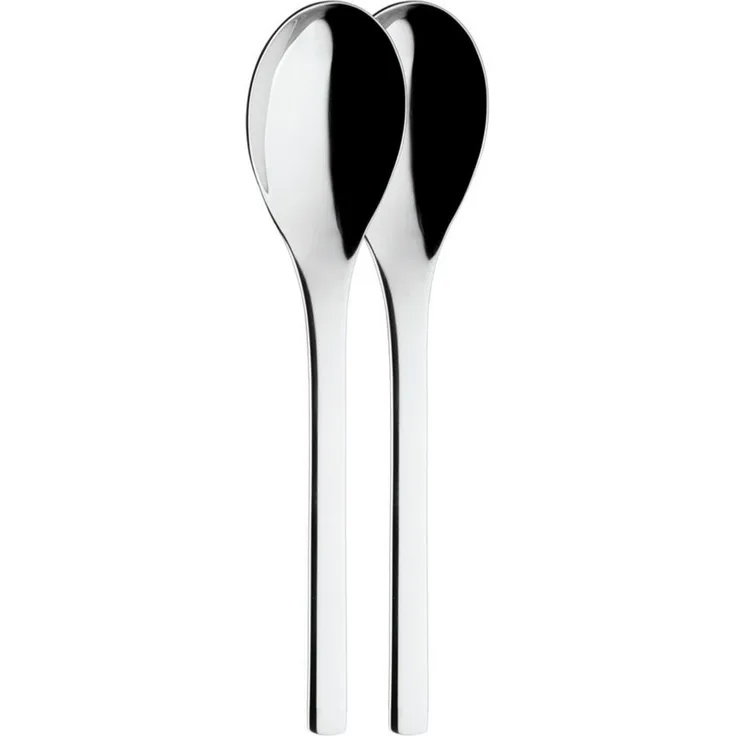 PURESIGNS Bestecklöffel Müslilöffel ONE Extra (2 Stück), Perfekte Größe für's Müsli