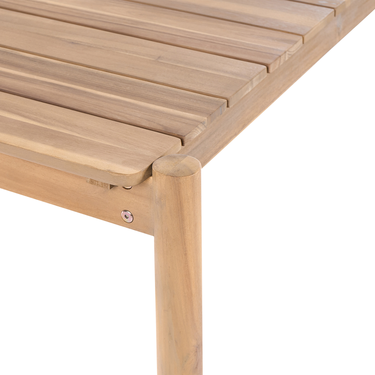 Gartenmöbel Set 8-Sitzer MANADO SUMBA Hellbraun Akazienholz – Bild 6