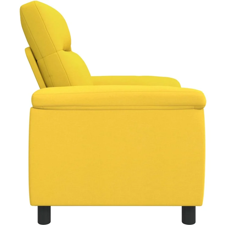 vidaXL Sofa Helles Gelb 95 x 90 x 95 cm Stoff 42040905 – Bild 3