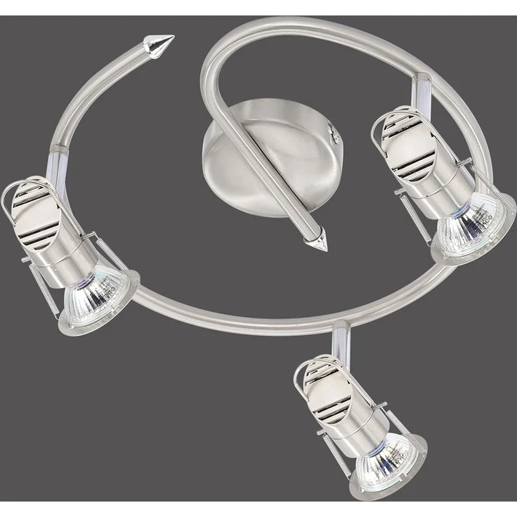 LED Deckenleuchte, beweglich, 3 Flammig, Stahl, D 42cm – Bild 6