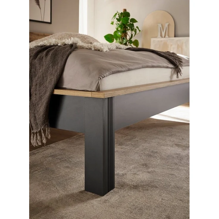 Home affaire Einzelbett WESTMINSTER Bett im Landhausstil, Doppelbett, Bettgestell, in verschiedenen Farben verfügbar, Liegefläche 90/140/180x200 cm – Bild 3