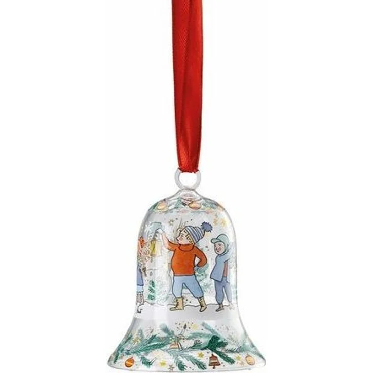 Hutschenreuther Weihnachtsbaumkugel Kristallglocke 2024 Glasglocke – Bild 4