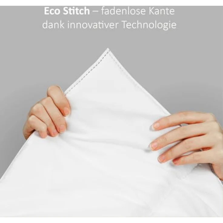 liebling Bettdecke + Kopfkissen Bettwaren-Set, Füllung: 100% Polyester, Bezug: 100% Polyester (Mikrofaser), für Allergiker geeignet, hautschonend, pflegeleicht, langlebig – Bild 4