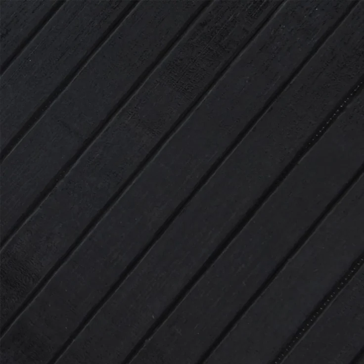 vidaXL Teppich Rechteckig Schwarz 70x200 cm Bambus 376744 – Bild 7