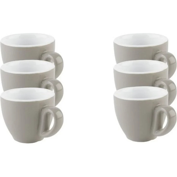 APS Espressotasse 6er Set Espresso Tassen -SNUG-, 6-tlg, Porzellan, für Heißgetränke aller Art geeignet – Bild 3