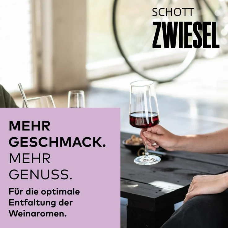 Schott Zwiesel MioVino Rotweinglas 500 ml 4er Set – Bild 4