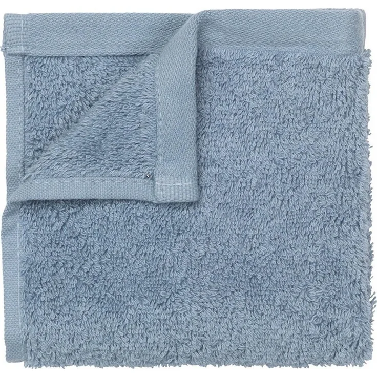 Blomus RIVA Gästehandtücher 4er Set, Gästetücher, Handtuch, Baumwolle, ashley blue, 30x30 cm, 69181