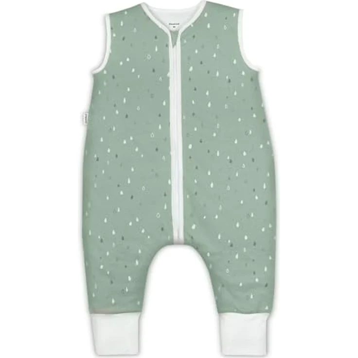 Ehrenkind Babyschlafsack Sommer Schlafsack mit Füßen, Bio-Baumwolle, 1 TOG (Standard by OEKO-TEX, 100% Bio-Baumwolle, Sommerschlafsack mit Beinen, 1.0 TOG), Schlafsack Baby, Baby Schlafsack – Bild 2