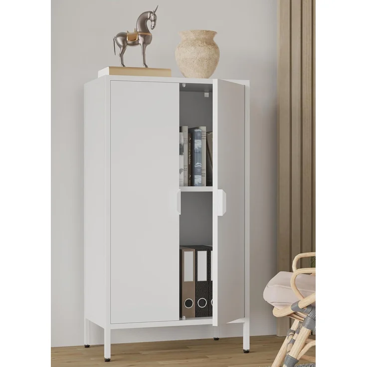 VCM Kommode & Sideboard Flokas 919944 Weiß H. 110 x B. 60 x T. 35 cm – Bild 8