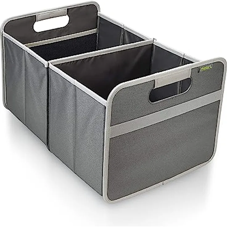Meori 'Faltbox L' Box, Polyester granit, 50 x 27.5 x 32 cm