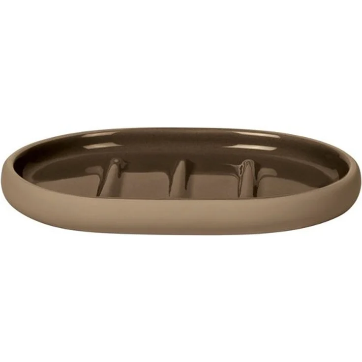 blomus Seifenschale -SONO- Elegante Seifenschale: Minimalistisches Design, Soft-Touch, Breite: 10 cm, aus Keramik, Soft-Touch, Keramik, Pflegeleicht, Stilvolles Design, 10x13cm – Bild 3