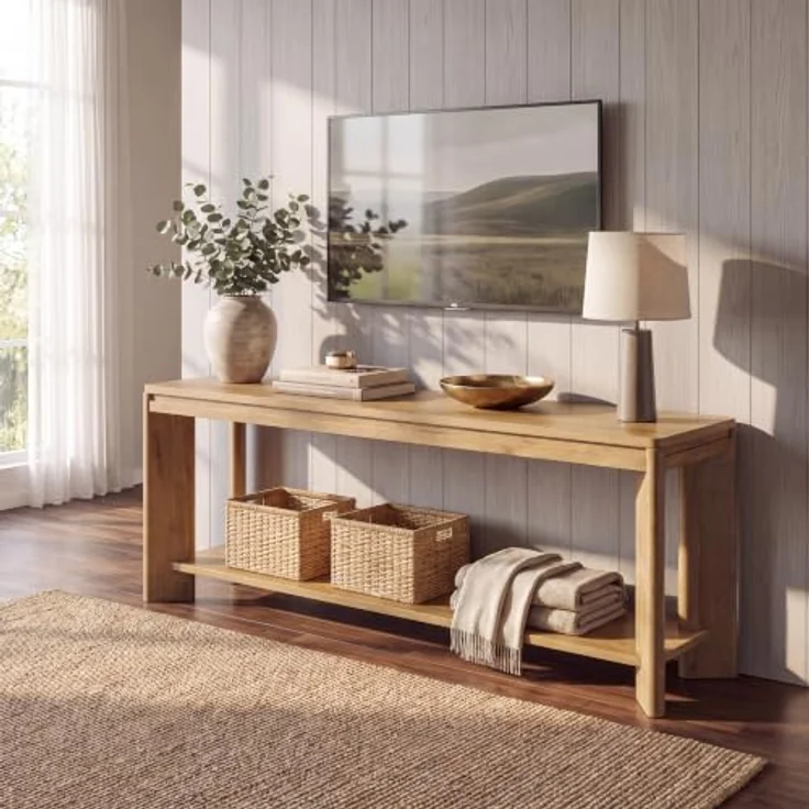 LITTLE TREE TV Schrank, für Fernseher bis zu 70 Zoll, 160cm Konsolentisch – Bild 8
